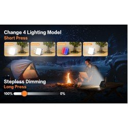 Fontastic 2-in-1 Solar LED Light Power Bank black “Solva10.0” 10000mAh, Dimmable, SOS Signal Light