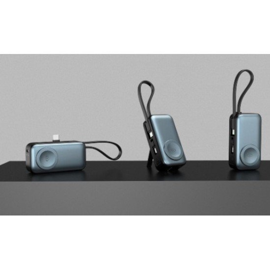 Fontastic 3-in-1 Power Bank Wireless Charger Stand &ldquo;Lynq5.0&rdquo; 5000mAh, iWatch Charging Station, Holder