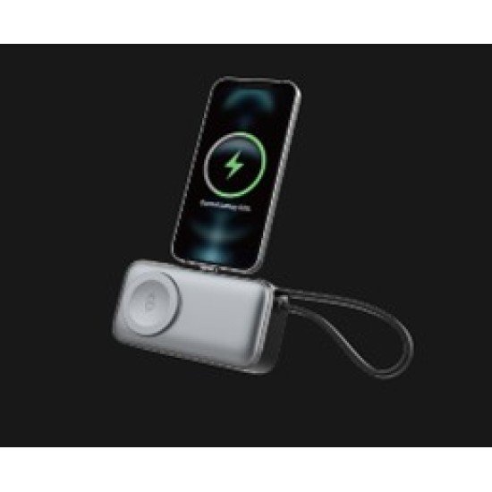 Fontastic 3-in-1 Power Bank Wireless Charger Stand &ldquo;Lynq5.0&rdquo; 5000mAh, iWatch Charging Station, Holder