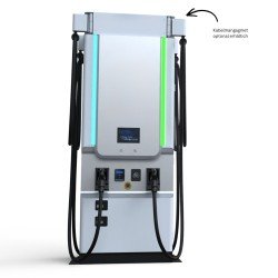 DC Charger Dual 320kW 2 xCCS2 mit Eichrecht Max.: 500A luftgek&uuml;hlt
