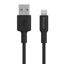 Essential Data Cable USB-A > Lightning 1m black TPE Essential Data Cable USB-A > Lightning 1m black TPE