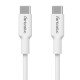 Fontastic Data Cable USB 2.0 Type-C > Type-C TPE, 1.2m white Fontastic Data Cable USB 2.0 Type-C > Type-C TPE, 1.2m white