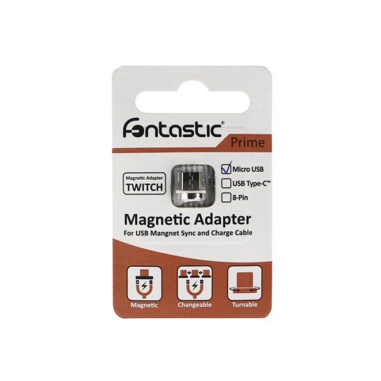 Micro USB Pin Adapter for 540Degree Magnet Data Cable