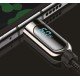Data Cable with Digital Display Typ-C > Typ-C 1.2m Zinc Alloy Housing + Braided Cable, 60W, max.3A
