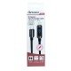 Data Cable with Digital Display Typ-C > 8 PIN 1.2m Zinc Alloy Housing + Braided Cable, 20W, max.3A