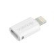 Adapter USB Type-C Female to 8-PIN Male USB Type-C Port to 8-PIN Plug, white