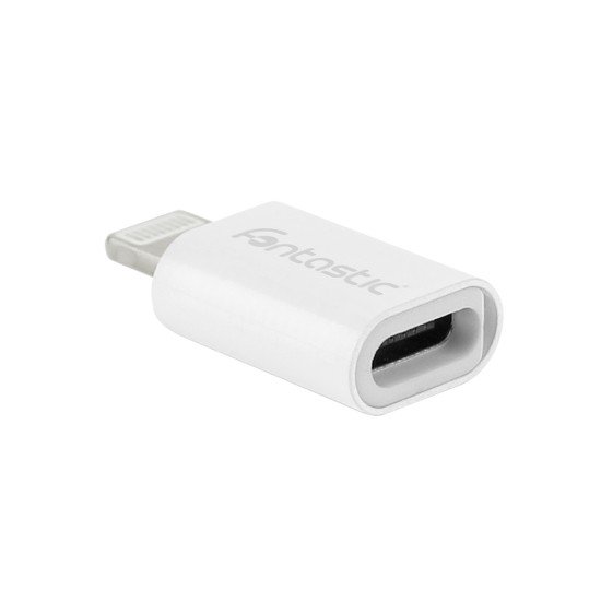 Adapter USB Type-C Female to 8-PIN Male USB Type-C Port to 8-PIN Plug, white