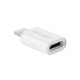 Adapter USB Type-C Female to 8-PIN Male USB Type-C Port to 8-PIN Plug, white