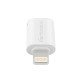 Adapter USB Type-C Female to 8-PIN Male USB Type-C Port to 8-PIN Plug, white