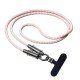 Fontastic Lanyard - Datenkabel & Handyband rosa 360 Grad Drehbare, Nylon-Ummantelung, 60W, „Lany“