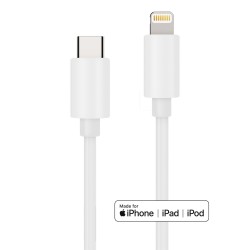 Datenkabel Era Type-C auf Lightning 1,2m weiß Schnellladefähig (Power Delivery 3.0) Datenkabel Era Type-C auf Lightning 1,2m weiß Schnellladefähig (Power Delivery 3.0)