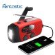 Multi-functional AM/FM/NOAA Radio with Flashlight Solar, Crank Rechargeable Battery, SOS Siren
