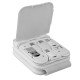 Foldable Wireless Magnetic Charging Station 15W Smartphone & Watch, Headphones, MagSafe comp white