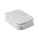 Foldable Wireless Magnetic Charging Station 15W Smartphone & Watch, Headphones, MagSafe comp white