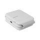 Foldable Wireless Magnetic Charging Station 15W Smartphone & Watch, Headphones, MagSafe comp white