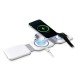 Foldable Wireless Magnetic Charging Station 15W Smartphone & Watch, Headphones, MagSafe comp white