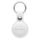 Protective case for FonTag Smart Finder with keychain, made of PU leather, white Protective case for FonTag Smart Finder with keychain, made of PU leather, white