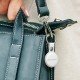 Protective case for FonTag Smart Finder with keychain, made of PU leather, white Protective case for FonTag Smart Finder with keychain, made of PU leather, white