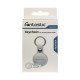 Protective case for FonTag Smart Finder with keychain, made of PU leather, white Protective case for FonTag Smart Finder with keychain, made of PU leather, white