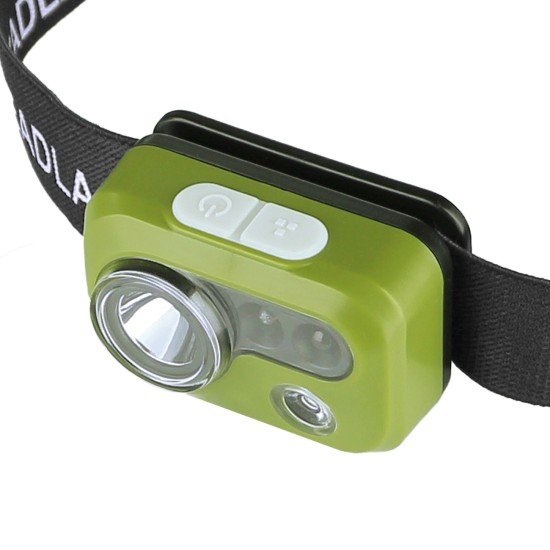 Fontastic LED headlamp "Goyo", rechargeable Lightweight, various light modes, IPX4 green Fontastic LED headlamp "Goyo", rechargeable Lightweight, various light modes, IPX4 green