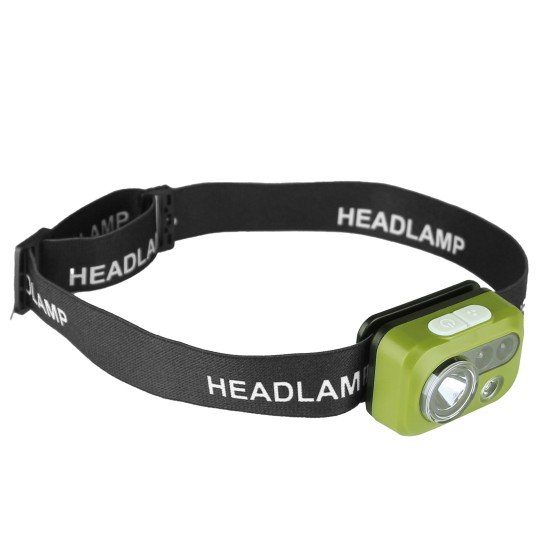 Fontastic LED headlamp "Goyo", rechargeable Lightweight, various light modes, IPX4 green Fontastic LED headlamp "Goyo", rechargeable Lightweight, various light modes, IPX4 green