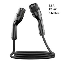 EM2GO  Typ 2 , EV-Verbindungskabel, 32A, 22kW, 5m 3Phasig AC Lader, TÜV , IP44,  Trage-Tasche, Sc EM2GO  Typ 2 , EV-Verbindungskabel, 32A, 22kW, 5m 3Phasig AC Lader, TÜV , IP44,  Trage-Tasche, Sc