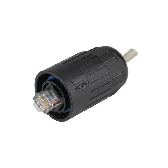 Waterproof RJ45 cable connector for AC Wallbox with OCPP Interface