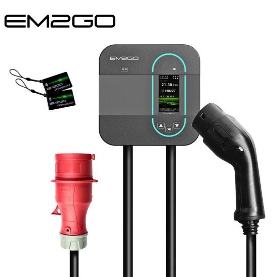 AC Wallbox "Home" 11kW 6.5m Type 2 Cable Bluetooth + App + RFID + ModBus TCP + OCPP