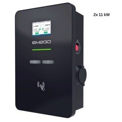 AC Wallbox Duo Power 2x 11kW Typ 2 Steckdose LAN/WLAN/4G/RFID/OCPP/ModBus/MID +FI/LS +Backend AC Wallbox Duo Power 2x 11kW Typ 2 Steckdose LAN/WLAN/4G/RFID/OCPP/ModBus/MID +FI/LS +Backend