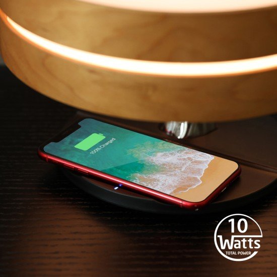 Fontastic Exclusive Multi-Function Lamp Icona TWS Speaker, Wireless Charger, Clock, Dimmable