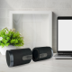 Fontastic Exclusive 2in1 TWS Speaker Pisa, black 360° Sound, Split Design, Long Battery Life, IPX6