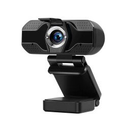 Webcam 1080P Full HD mit eingebautem Mikrofon 2K, USB-A Plug & Play, Objektivabdeckung, schwarz Webcam 1080P Full HD mit eingebautem Mikrofon 2K, USB-A Plug & Play, Objektivabdeckung, schwarz
