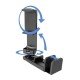 Fontastic Foldable All Purpose Mobile Phone Holder 360 degree rotating clamp mount, compact design Fontastic Foldable All Purpose Mobile Phone Holder 360 degree rotating clamp mount, compact design
