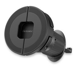 Fontastic 2-in-1 L&uuml;ftungsgitterhalter &bdquo;Magron&ldquo; sw Einstellbar 58-85 mm, 360&deg; drehbar, starke Magnete