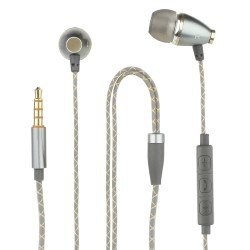 In-Ear Stereo-Headset V460S 3.5mm anthrazit/gold Alu-Gehäuse, Vol.- und Rufannahme, Kameraauslöser In-Ear Stereo-Headset V460S 3.5mm anthrazit/gold Alu-Gehäuse, Vol.- und Rufannahme, Kameraauslöser