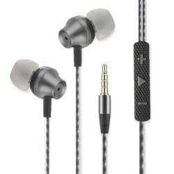 In-Ear Stereo-Headset V465 3.5mm sw/anthrazit 3-Tasten-Fernbedienung, Mic, 3-Paar Ohrpasstücke In-Ear Stereo-Headset V465 3.5mm sw/anthrazit 3-Tasten-Fernbedienung, Mic, 3-Paar Ohrpasstücke