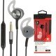 In Ear Stereo Headset V415 black / anthracite Call Answer Button, Mic, Volume Controller