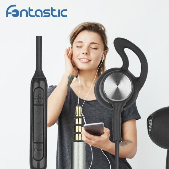 Essential In Ear St. Headset V4 black / anthracite Call Answer Button, Mic, Volume Controller Essential In Ear St. Headset V4 black / anthracite Call Answer Button, Mic, Volume Controller