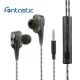 In Ear Headset Duett, with Dual Driver, black 3-Button-Remote, Mic, Ear Gel Kit