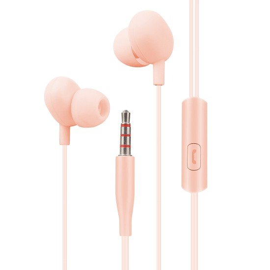 Essential In Ear Stereo Headset Beans Microfon, Answer Key, Light Apricot