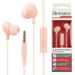 Essential In-Ear Stereo-Headset Beans Rufannahme-Taste, Mikrofon, Light Apricot Essential In-Ear Stereo-Headset Beans Rufannahme-Taste, Mikrofon, Light Apricot