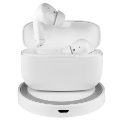 TWS In-Ear Kopfhörer Jive inkl Ladecase, weiß Kabelloses Laden über das mitgelieferte Ladepad TWS In-Ear Kopfhörer Jive inkl Ladecase, weiß Kabelloses Laden über das mitgelieferte Ladepad