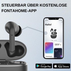TWS In-Ear Kopfhörer Shagi+ mit ANC, APP Steuerung komp. kabelloses Laden, verschiedene Audio-Modi sw TWS In-Ear Kopfhörer Shagi+ mit ANC, APP Steuerung komp. kabelloses Laden, verschiedene Audio-Modi sw