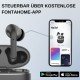 TWS In-Ear Headset Shagi+ with ANC & Charging Case Wireless Charging, Controllable via APP, black TWS In-Ear Headset Shagi+ with ANC & Charging Case Wireless Charging, Controllable via APP, black