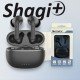 TWS In-Ear Headset Shagi+ with ANC & Charging Case Wireless Charging, Controllable via APP, black TWS In-Ear Headset Shagi+ with ANC & Charging Case Wireless Charging, Controllable via APP, black