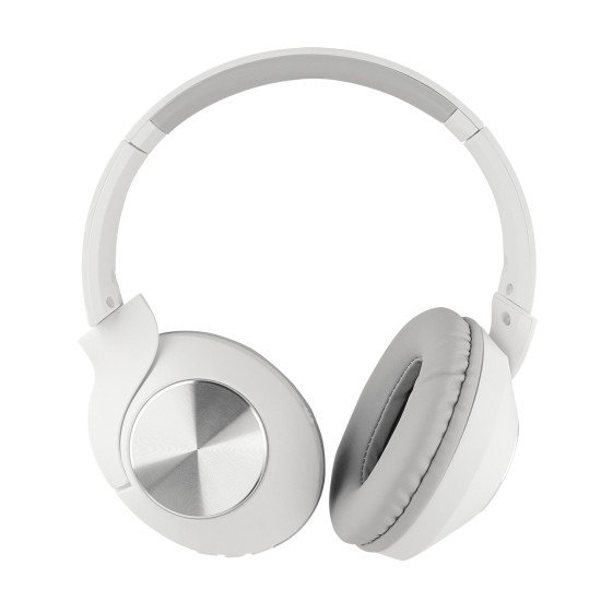 Wireless Headphone Tela, with Microphone white Line-In Function, Volume control, Foldable