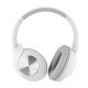 Wireless Headphone Tela, with Microphone white Line-In Function, Volume control, Foldable