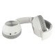 Wireless Headphone Tela, with Microphone white Line-In Function, Volume control, Foldable