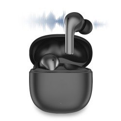 TWS In-Ear Headphone ANC Hybrid Noise Cancellation comp. wireless charging 4 microphones "Hyla" black