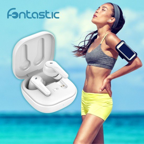 TWS In-Ear Headset "Cero" ANC digital ENC white Touch control, Type-C fast charging, Hall-Sensor TWS In-Ear Headset "Cero" ANC digital ENC white Touch control, Type-C fast charging, Hall-Sensor